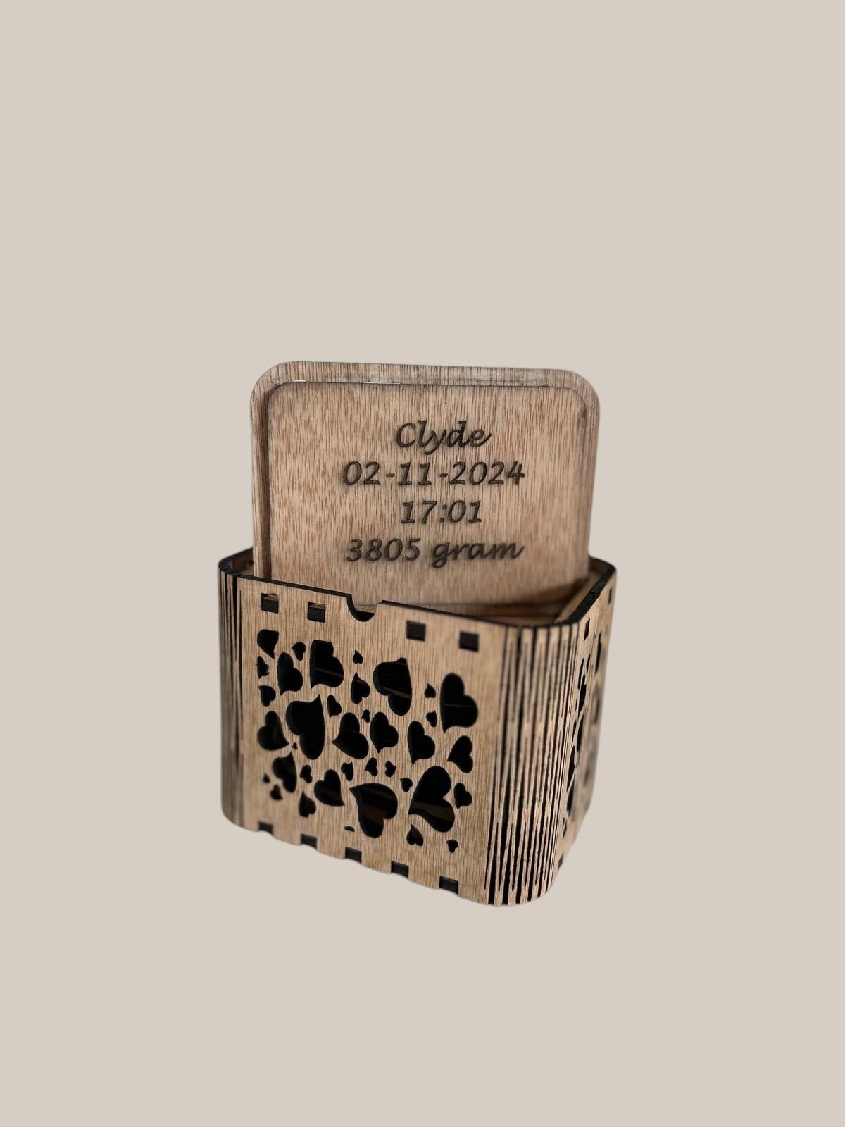 Mijlpaalkaarten | Met gepersonaliseerd kistje