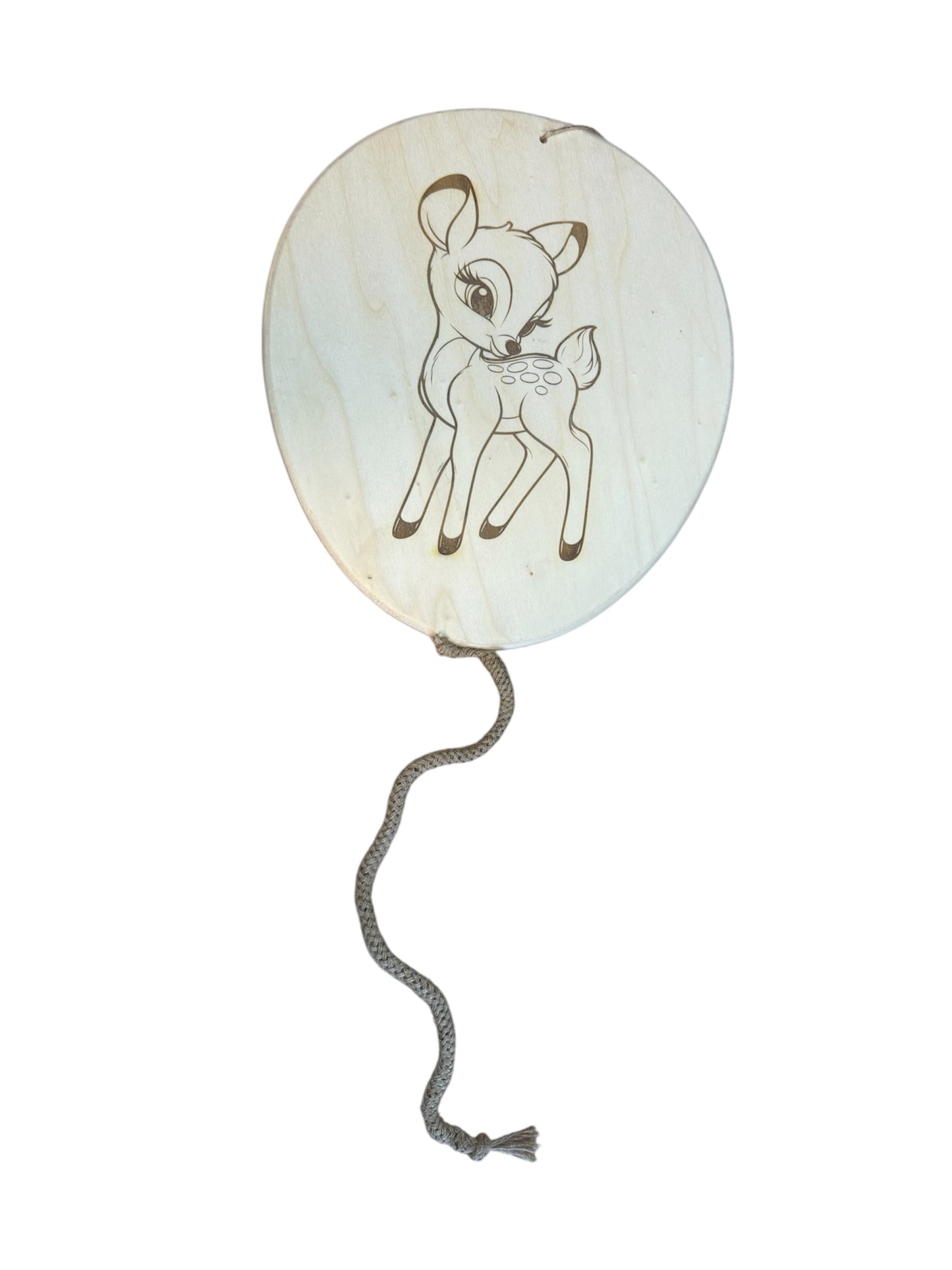 Houten ballon bambi