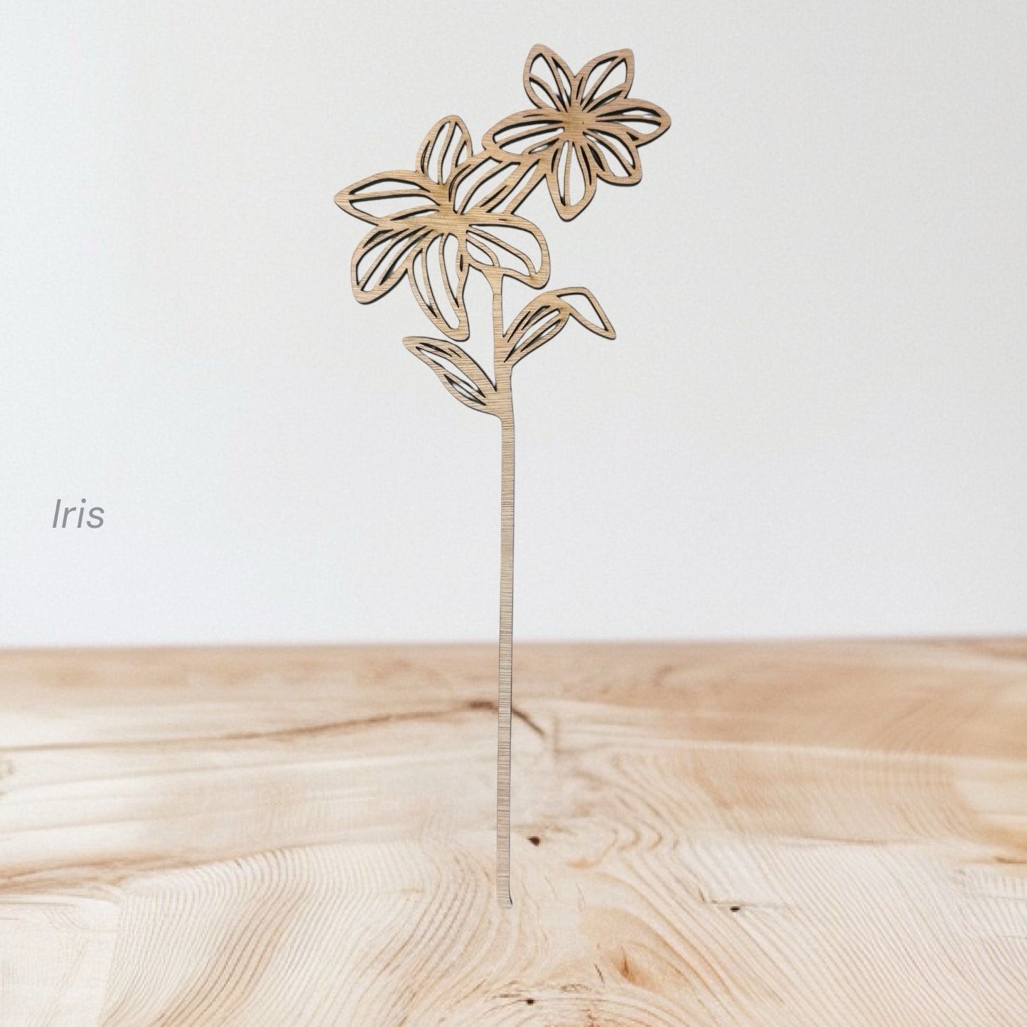 Bosje houten bloemen