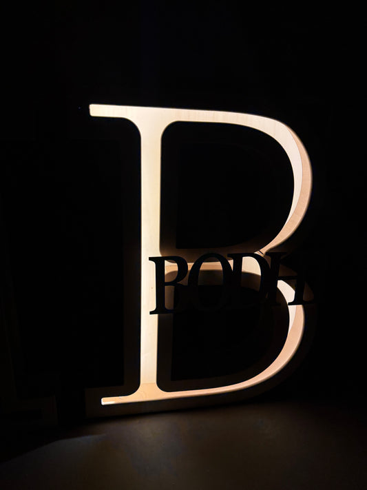 Lichtbak letters