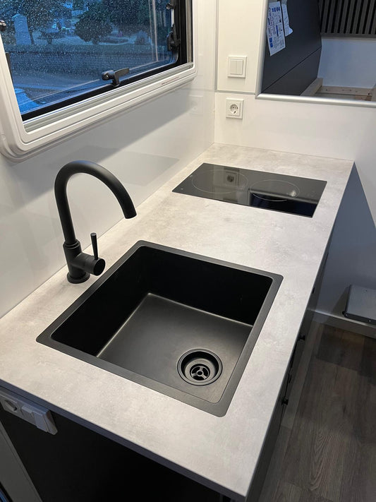 Aanrechtblad, Caravan, Op maat