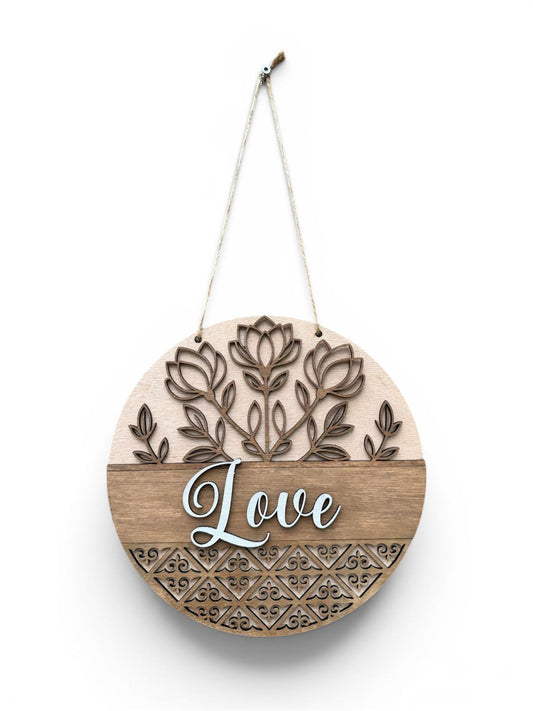 Decoratiebord love 
