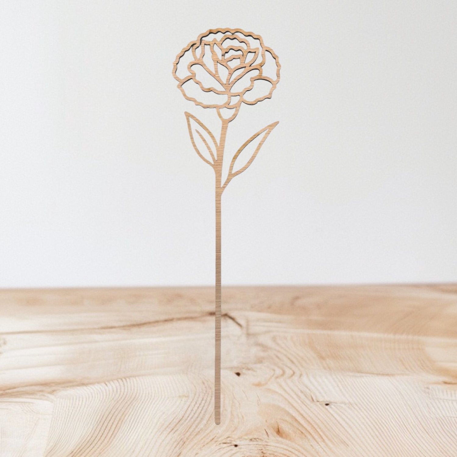 Geboortebloem uitgesneden