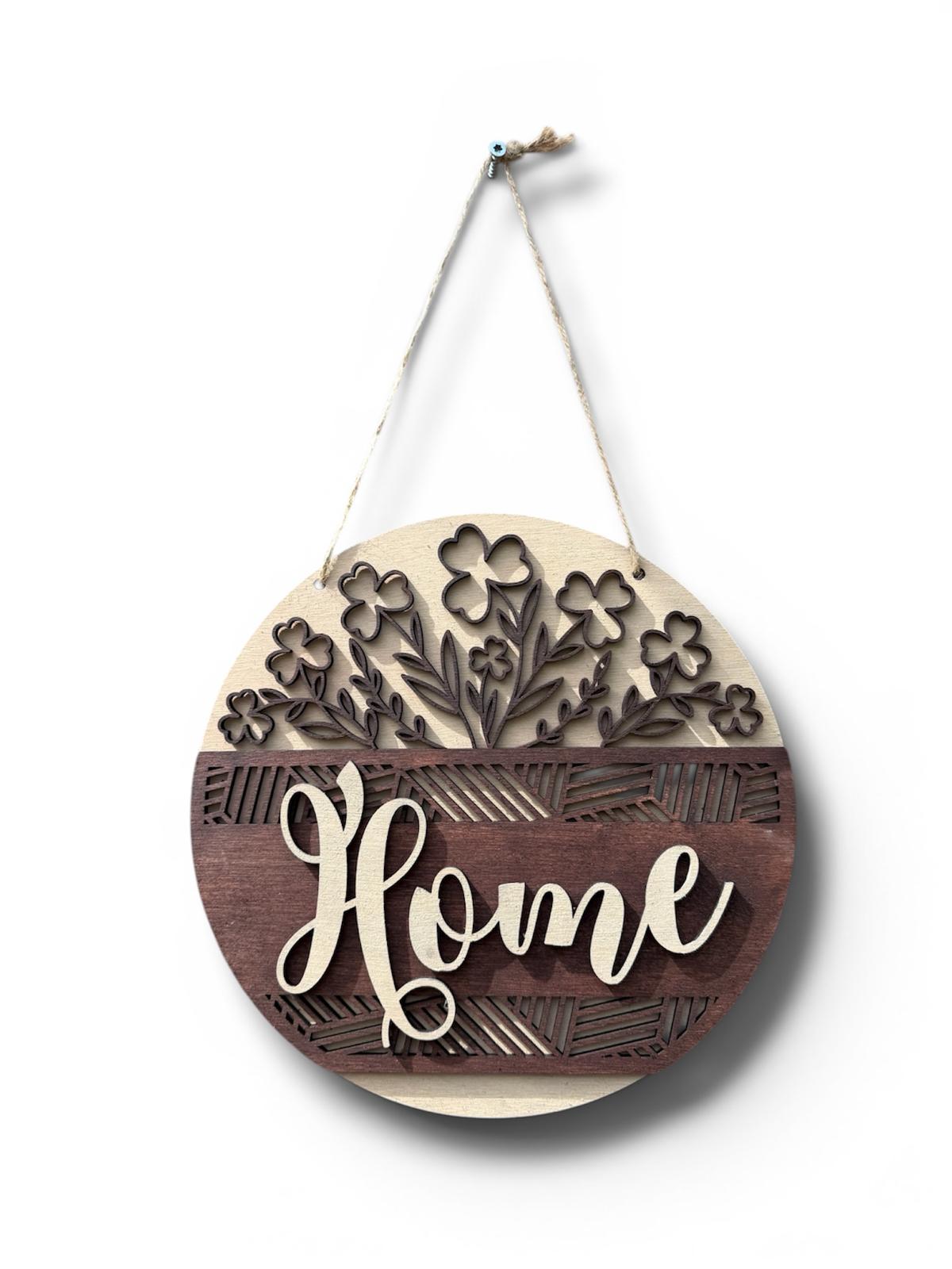 Decoratiebord 'Home'