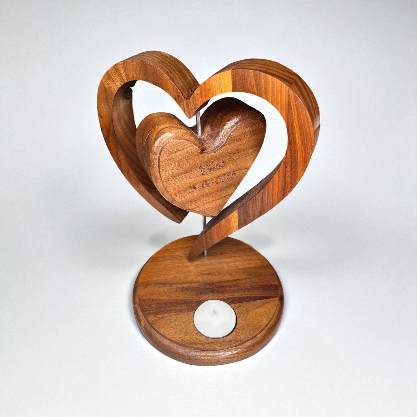 Persoonlijke houten urn