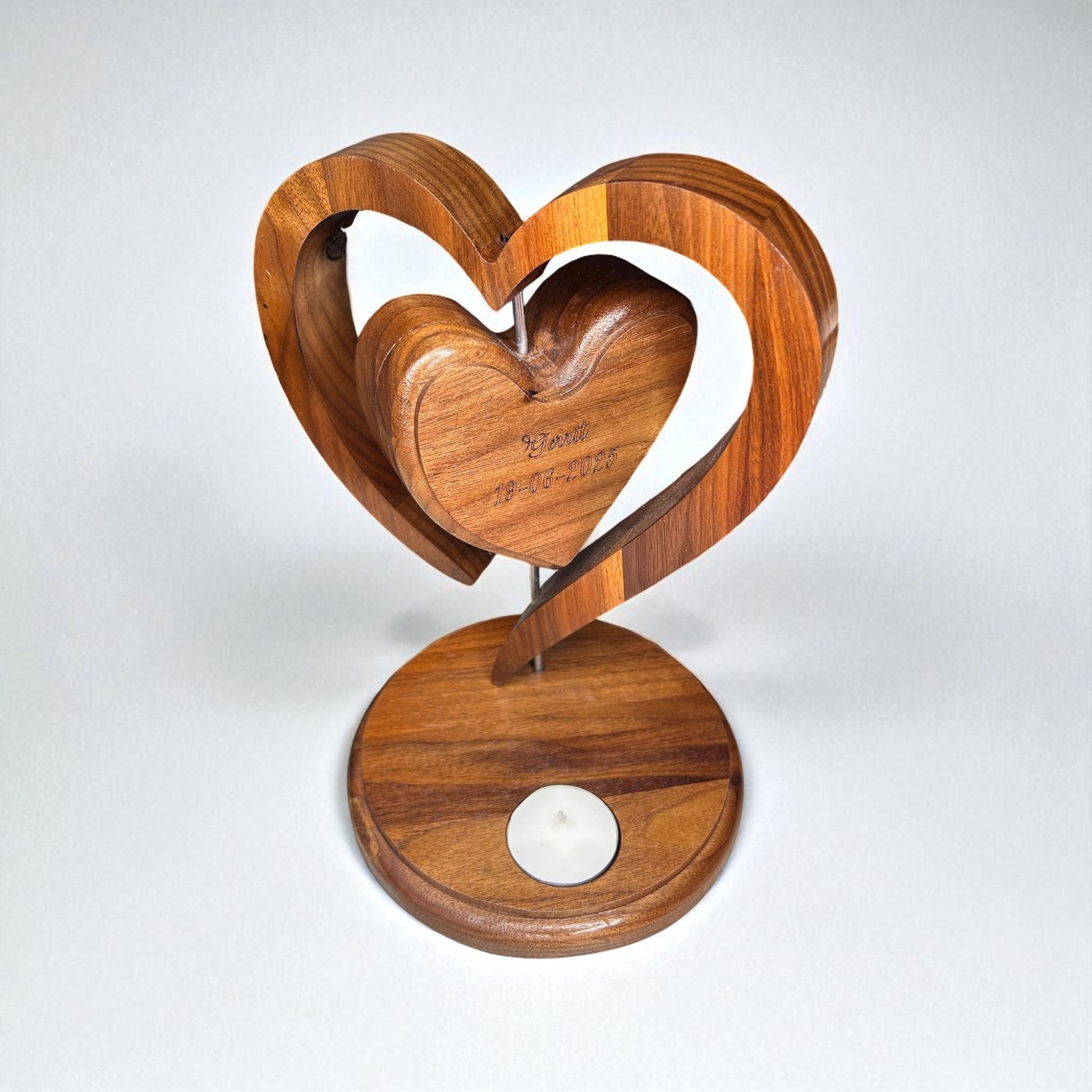 Persoonlijke houten urn