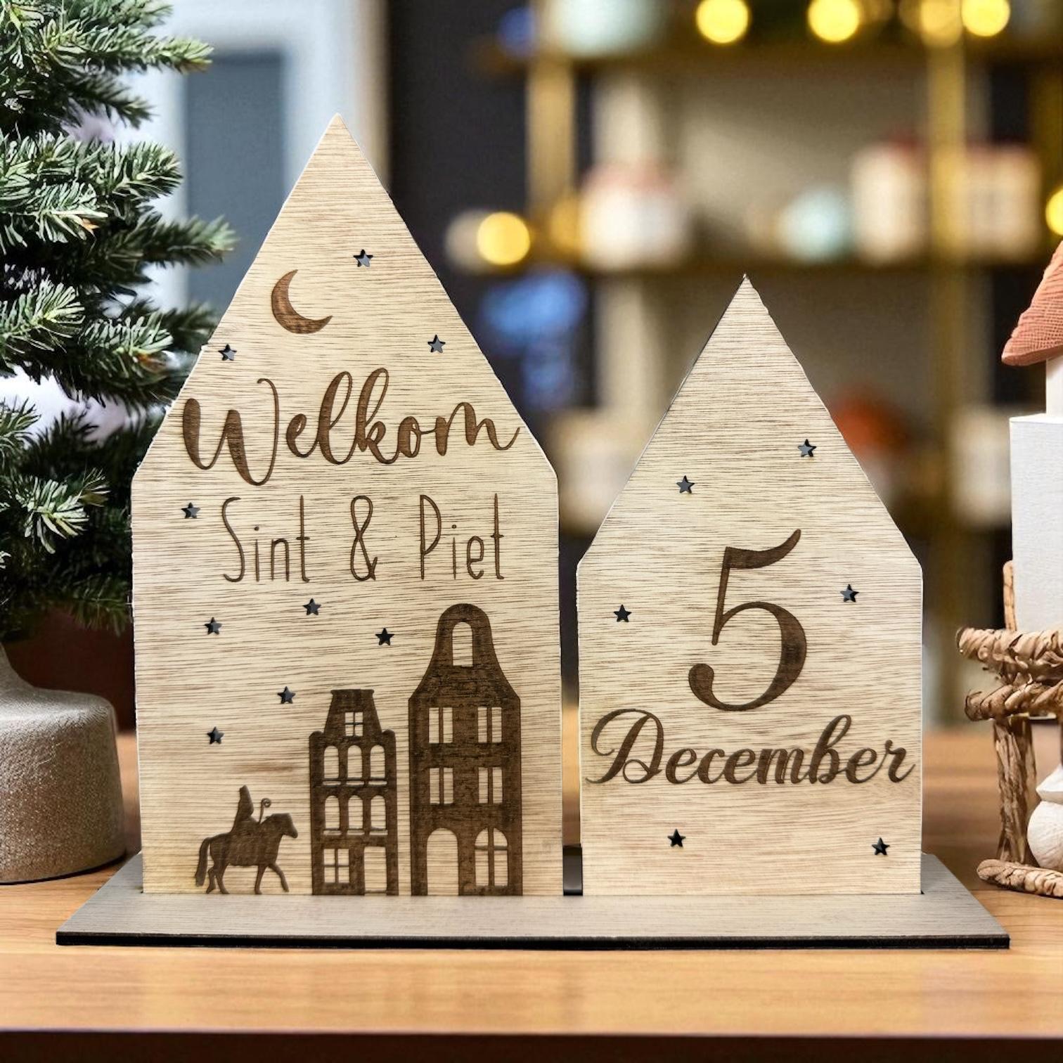 Deco welkom sint en piet