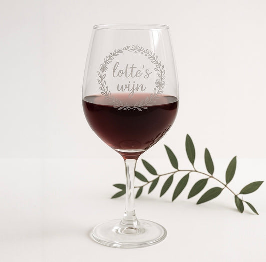 Wijnglas | Graveren
