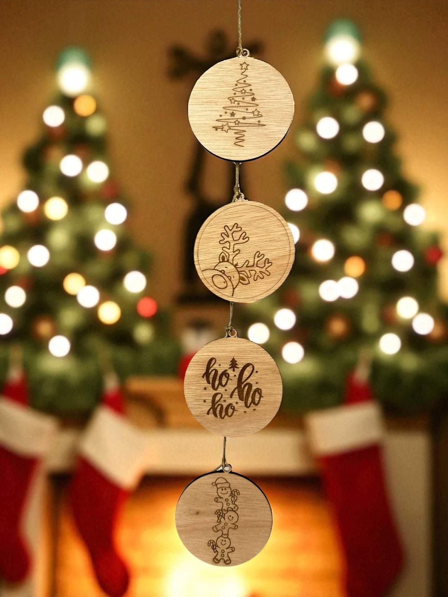 Kerstbalslinger decoratie