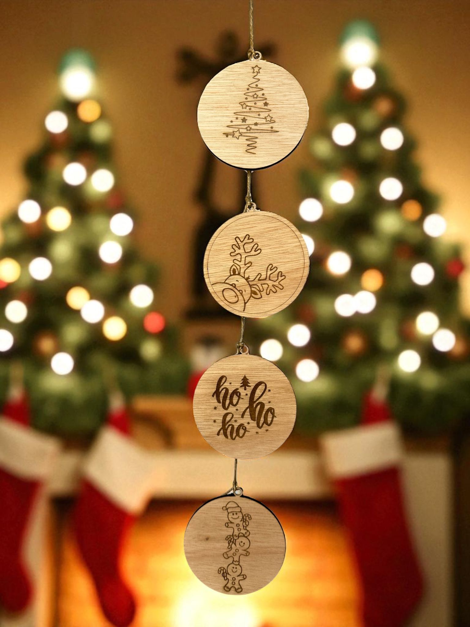 Kerstbalslinger decoratie