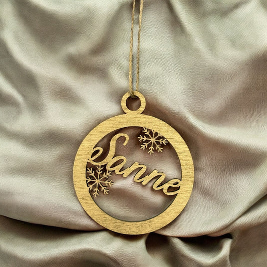 Gepersonaliseerde kerstbal