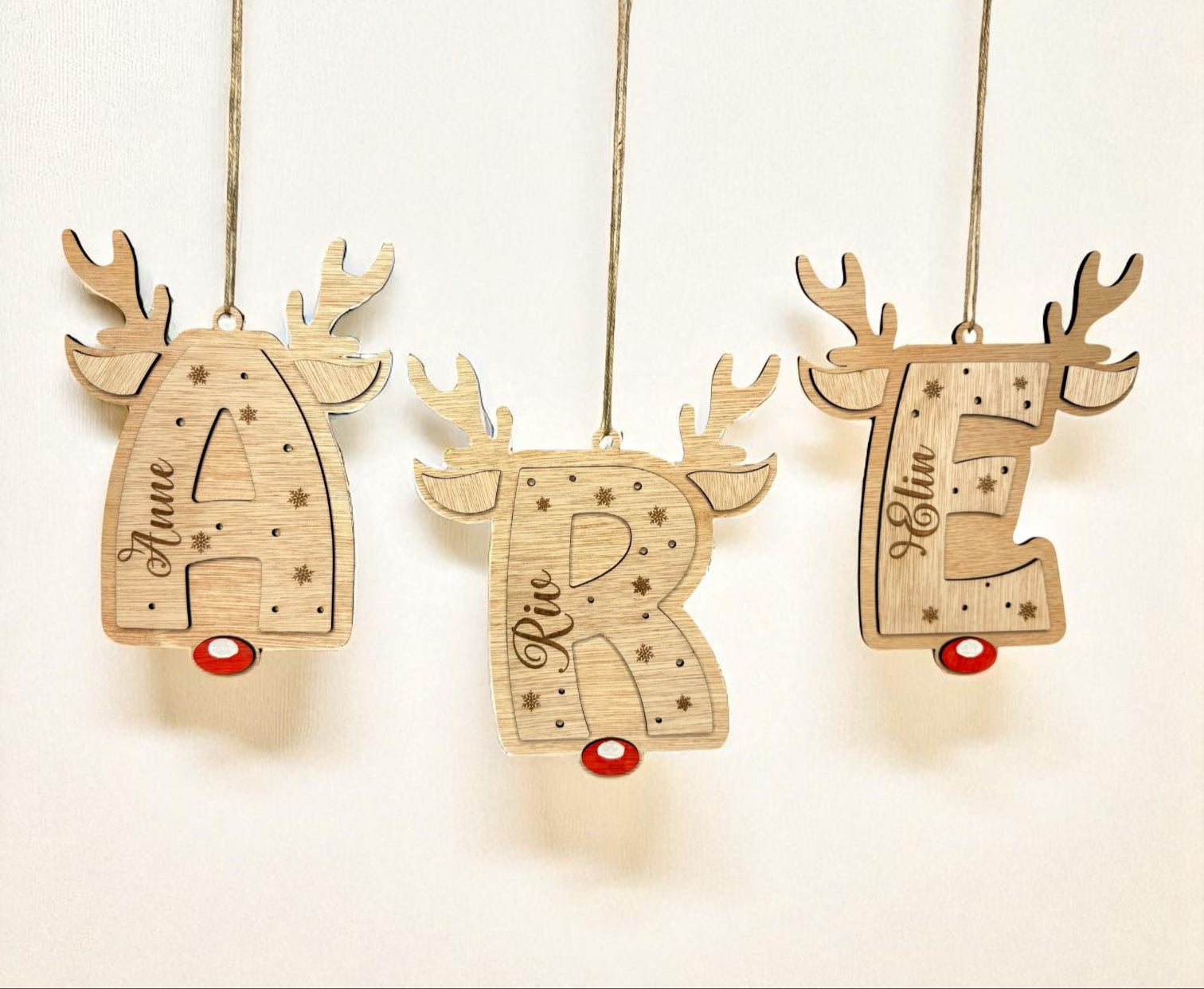 Rendierkerstbal met naam