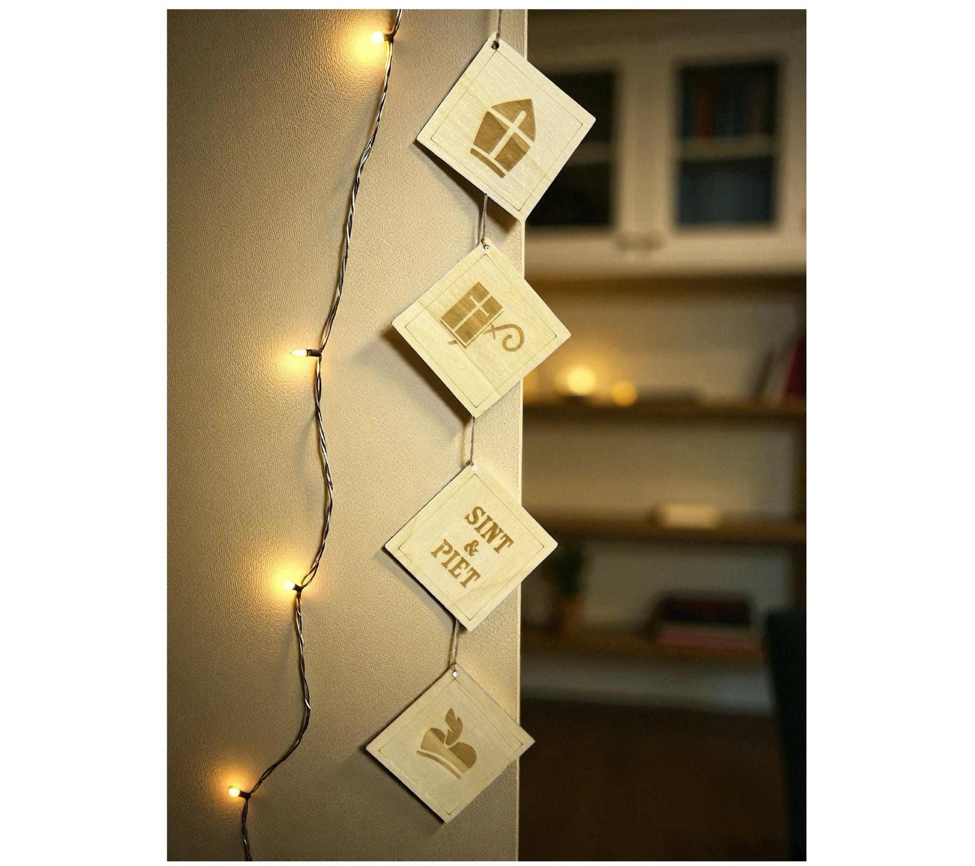 Houten slinger sinterklaas
