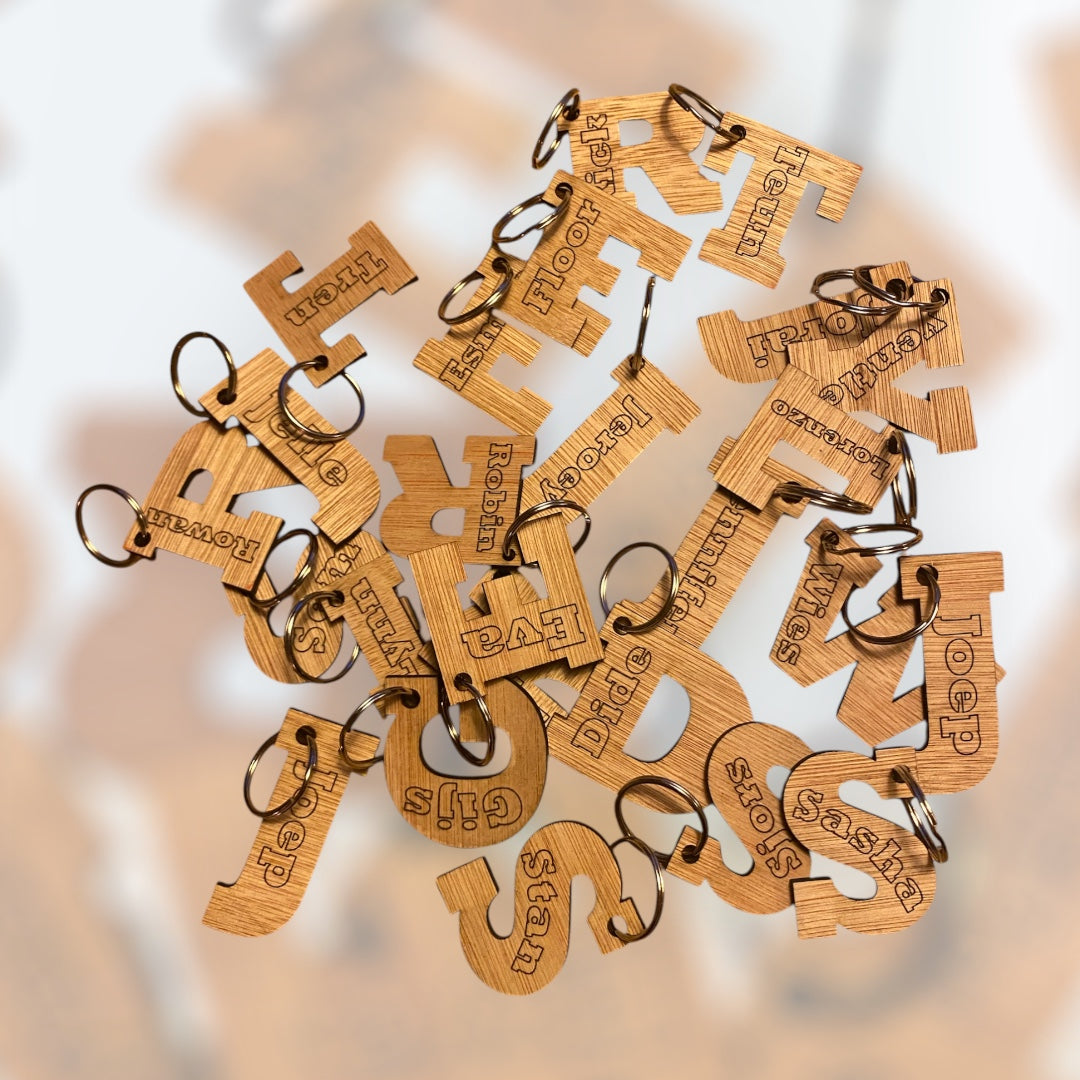 Sleutelhanger | Letter | Naam