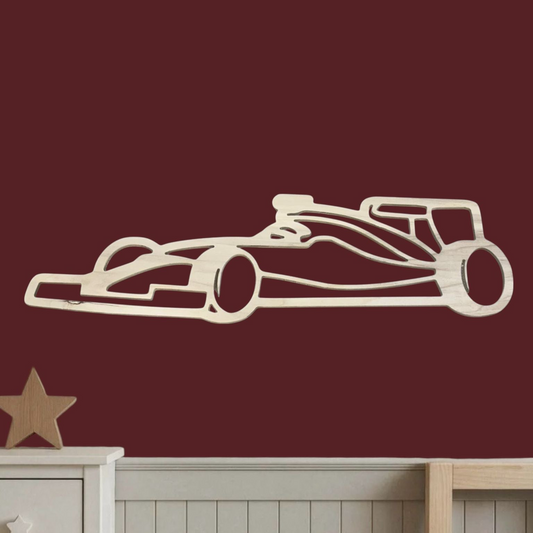 Wanddecoratie XL Race auto