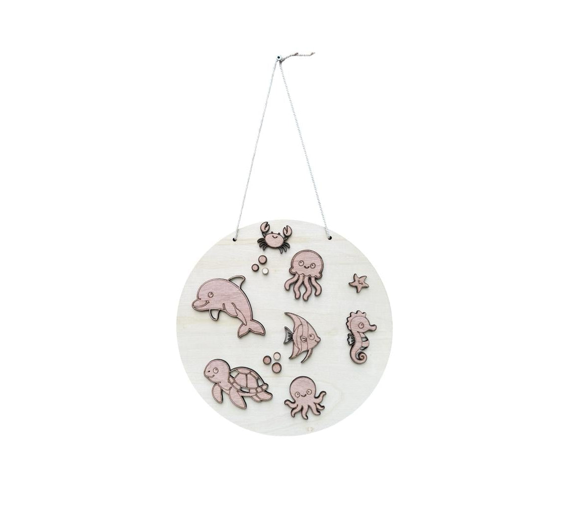 Babykamer zeediertjes