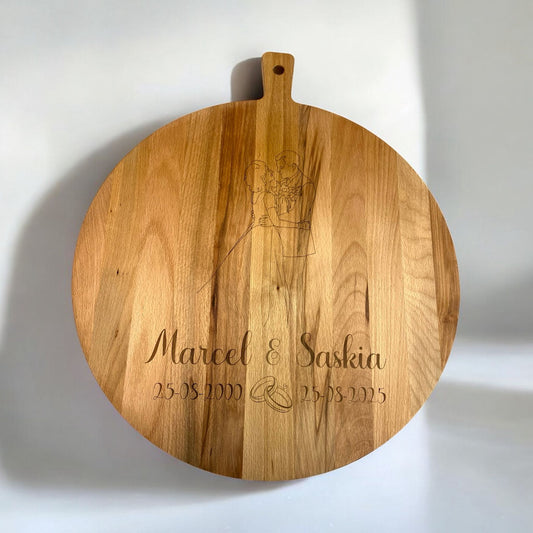 Borrelplank | Lijntekening