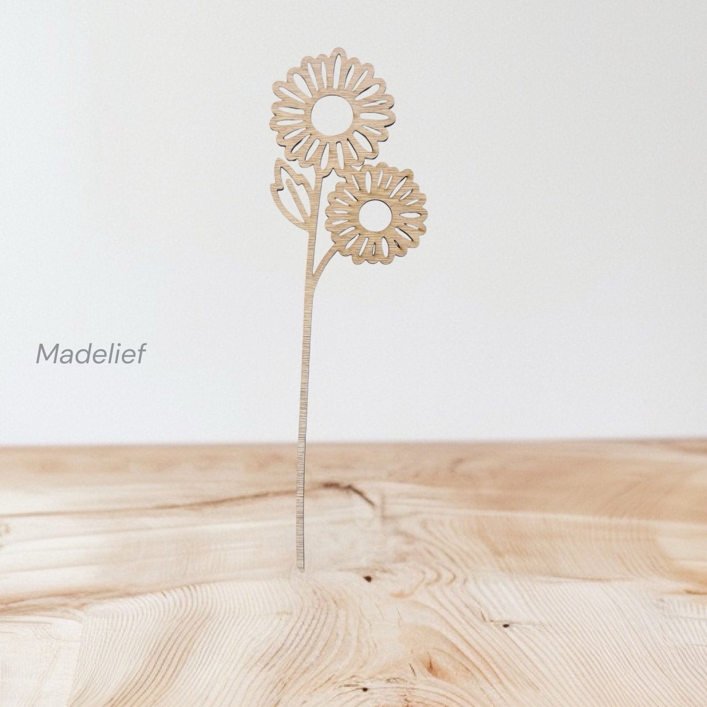 Bosje houten bloemen