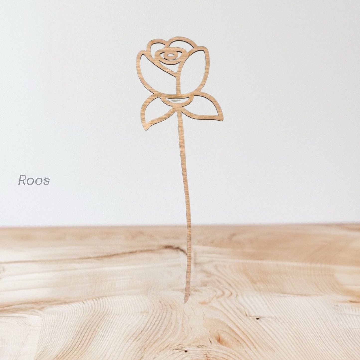 Bosje houten bloemen