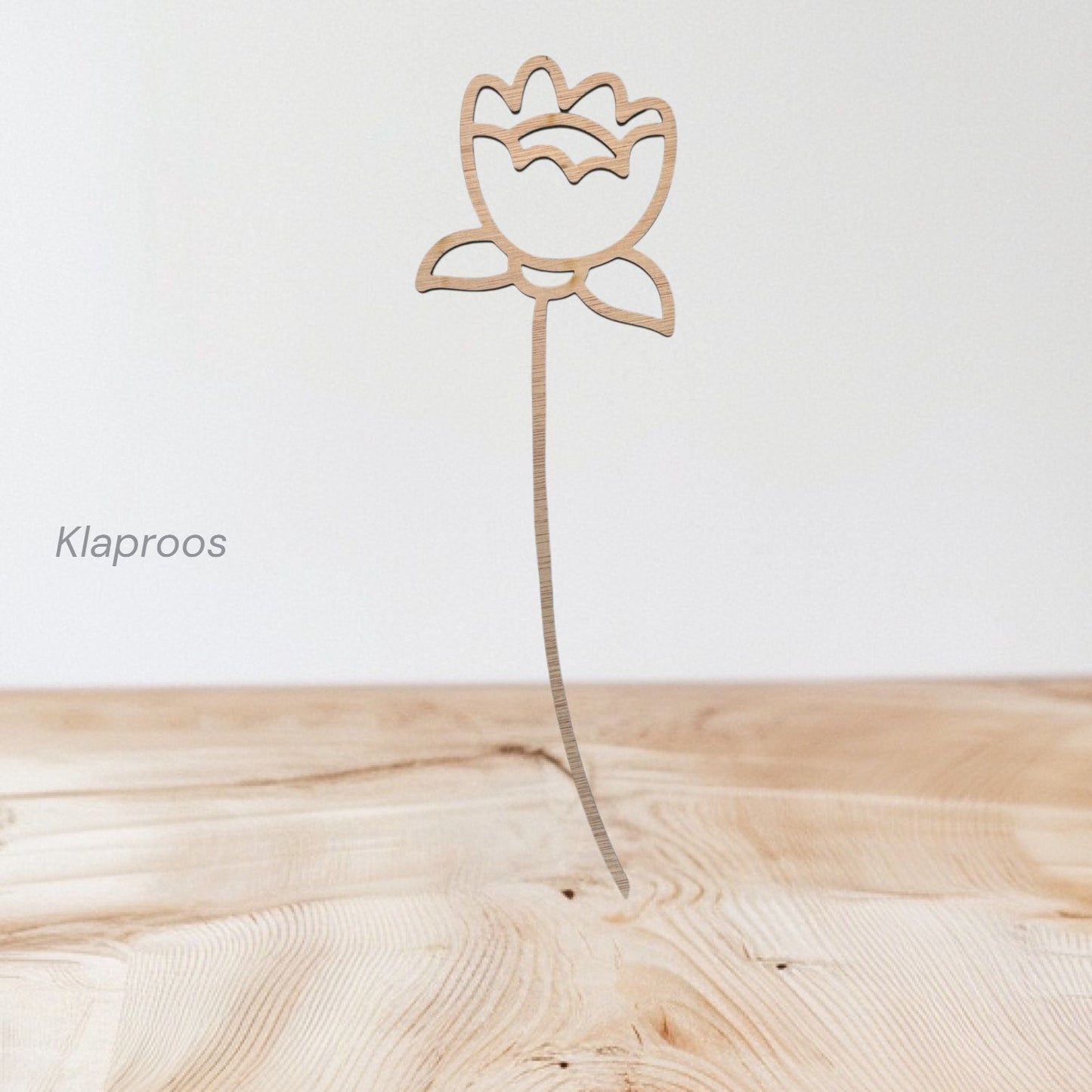 Bosje houten bloemen