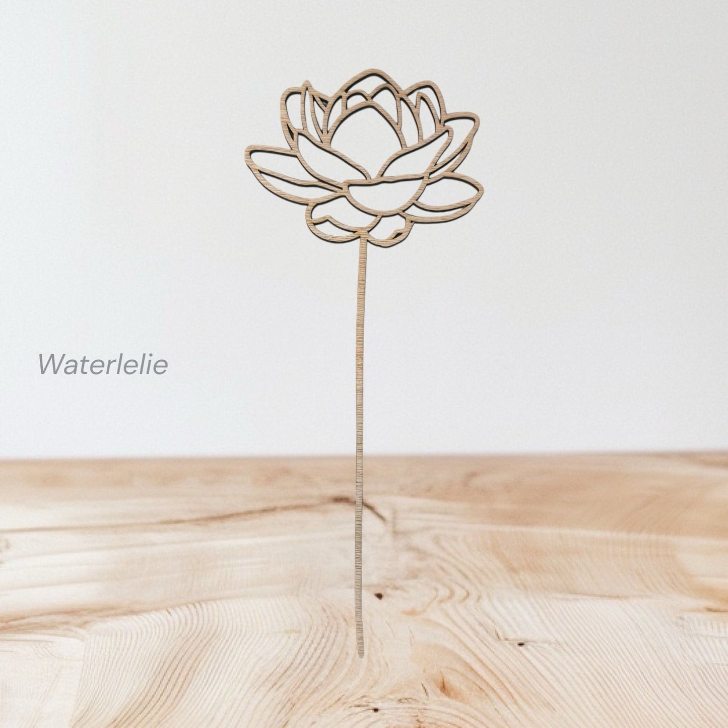 Bosje houten bloemen