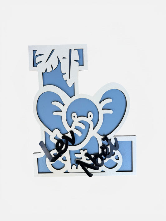 Geboortebord | Letter & Naam