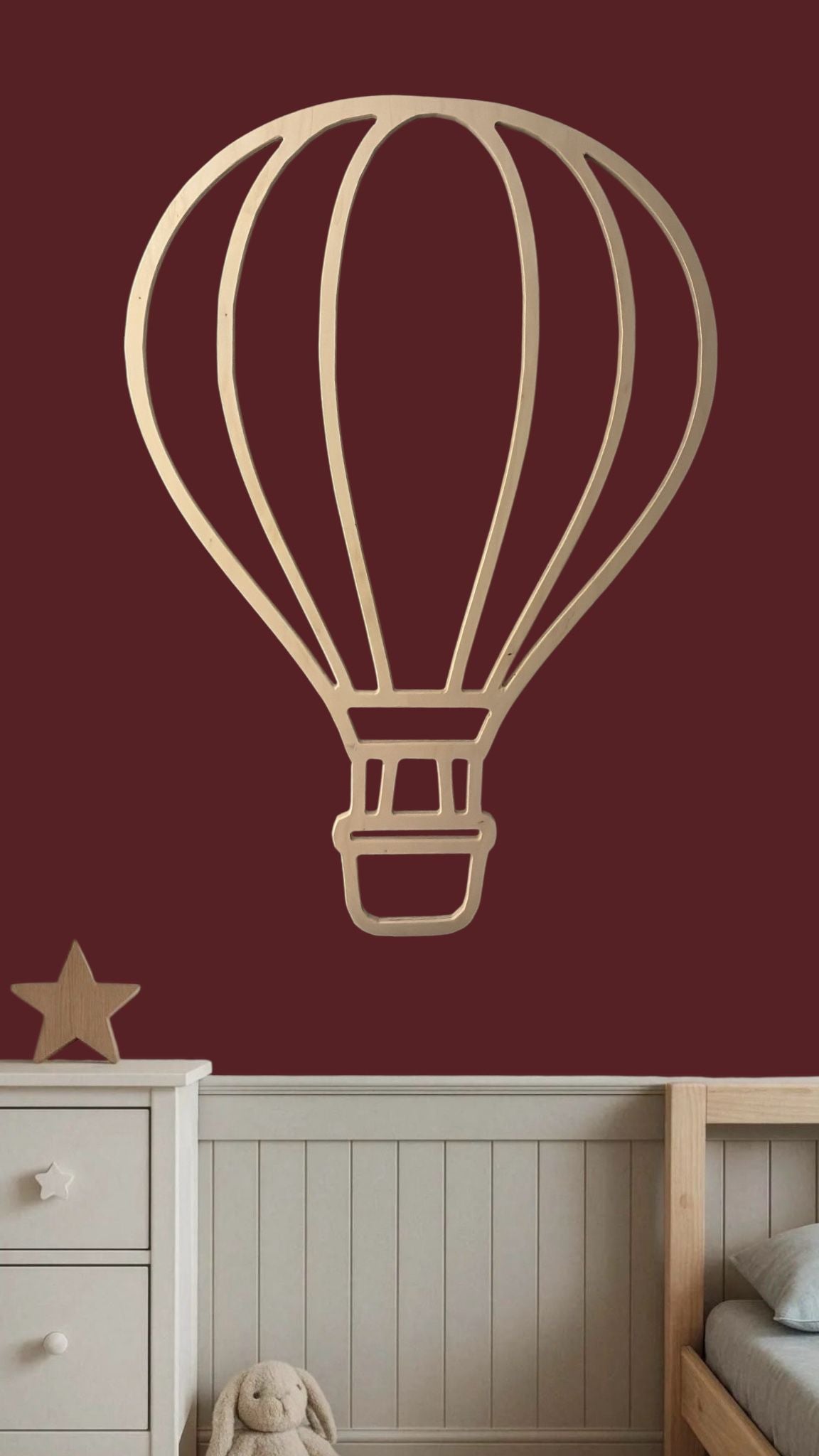 wanddecoratie luchtballon